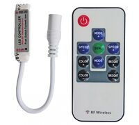 Контроллер SMART-MINI-RGB-SET (12-24V, 3x1.5A, ПДУ 24кн, IR) 628437