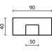 Электро (Прямой) L1000 B90 Мощность: 25W