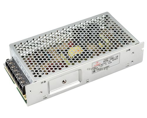 Блок питания HTS-100-12 (12V, 8.3A, 100W) (Arlight, IP20 Сетка, 3 года)