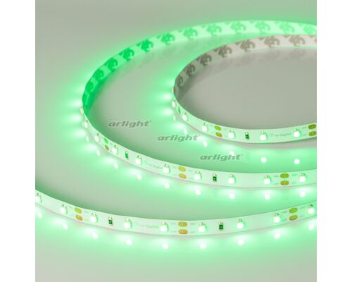 Лента RT-A60-8mm 12V Green (4.8 W/m, IP20, 2835, 5m) (Arlight, Открытый)