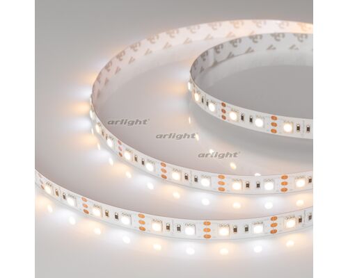 Лента RT-B60-12mm 12V White-MIX (14.4 W/m, IP20, 5060, 5m) (Arlight, Изменяемая ЦТ)
