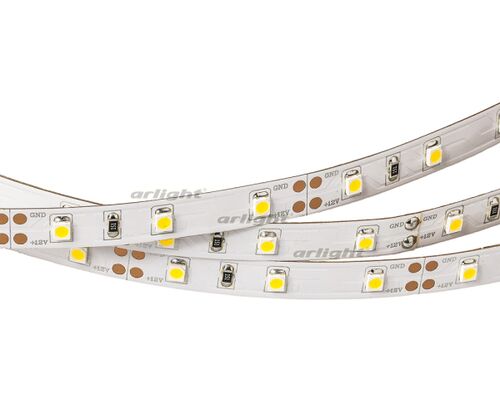 Лента RT2-3528-60-12V White (300 LED) (NormaLED, 4.8 Вт/м, IP20)