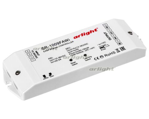 Контроллер SR-1009FA WiFi (12-36V, 240-720W) (Arlight, IP20 Пластик, 3 года)