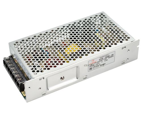 Блок питания HTS-150M-24 (24V, 6.5A, 150W) (Arlight, IP20 Сетка, 3 года)