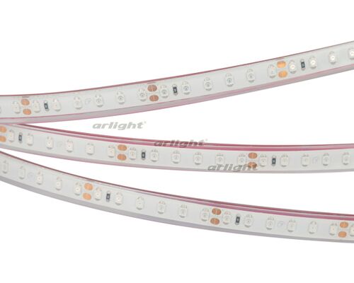 Лента RTW 2-5000PGS 24V Yellow 2x (3528, 600 LED, LUX) (Arlight, 9.6 Вт/м, IP67)