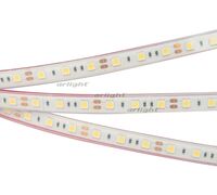 Лента RTW 2-5000PGS 12V Warm 2x (5060, 300 LED, LUX) (Arlight, 14.4 Вт/м, IP67)