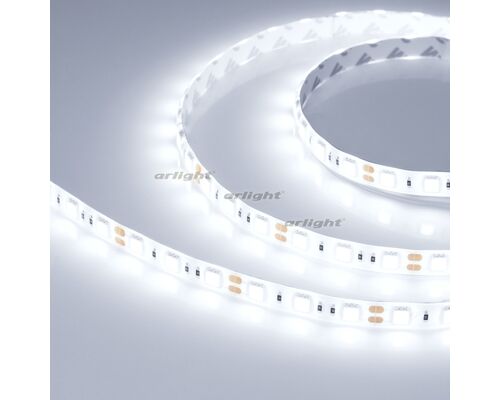 Лента RTW 2-5000SE 12V Cool 2x (5060, 300 LED, LUX) (Arlight, 14.4 Вт/м, IP65)