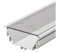 Профиль с экраном ALU-POWER-RW80F-2000ANOD+CLEAR-P (arlight, Алюминий)