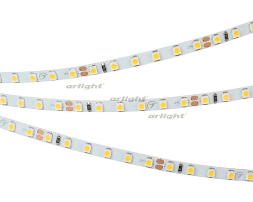 Лента RT 2-5000 24V Cool 15K 5mm 2x (3528, 600 LED, LUX) (Arlight, 9.6 Вт/м, IP20)