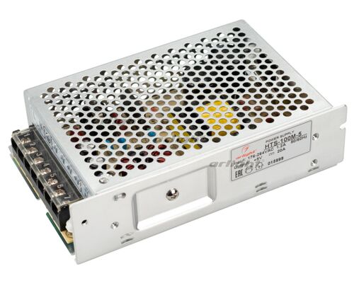 Блок питания HTS-100M-5 (5V, 20A, 100W) (Arlight, IP20 Сетка, 3 года)