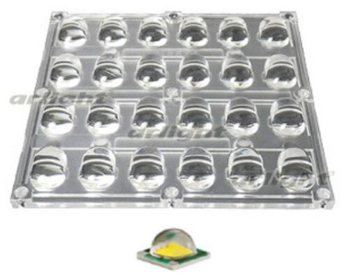 Блок линз 24BST-E (130x65°, 24x LED) (Turlens, -)