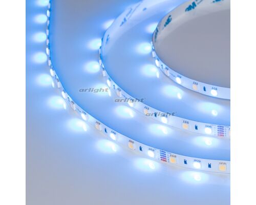 Лента RT-B60-10mm 24V RGBW-White (14.4 W/m, IP20, 5060, 5m) (Arlight, Открытый)