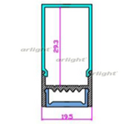 Экран ARH-WIDE-(B)-H20-2000 RCT Opal-PM (Arlight, Пластик)