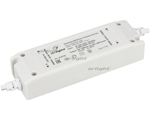 Блок питания ARJ-LK401200-DIM (48W, 1200mA, PFC, Triac) (Arlight, IP20 Пластик, 2 года)