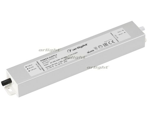 Блок питания ARPV-24030-B (24V, 1.3A, 30W) (Arlight, IP67 Металл, 3 года)