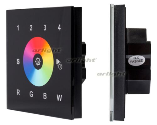Панель Sens SR-2820AC-RF-IN Black (220V,RGBW,4зоны (arlight, IP20 Пластик, 3 года)