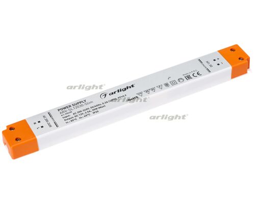 Блок питания ARV-SL12030-Slim (12V, 2.5A, 30W, PFC) (Arlight, IP20 Пластик, 3 года)