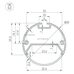 Профиль с экраном SL-ROUND-D40-2000 ANOD+OPAL (Arlight, Алюминий)