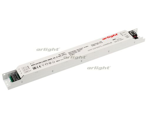 Блок питания ARV-24100-LONG (96W, 4A, 0-10V, PFC) (Arlight, IP20 Металл, 2 года)