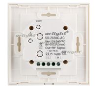 Панель Sens SR-2830C-AC-RF-IN White (220V,RGB+CCT,4зоны) (arlight, IP20 Пластик, 3 года)