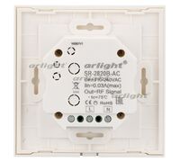 Панель Sens SR-2820B-AC-RF-IN White (220V,RGBW,1 зона) (arlight, IP20 Пластик, 3 года)