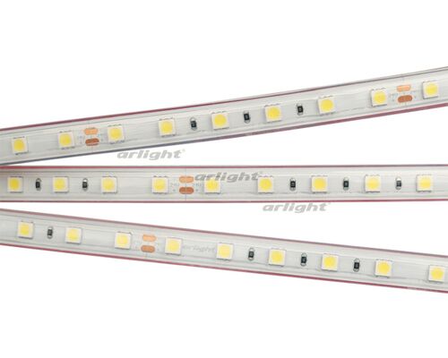 Лента RTW 2-5000PS 24V Day4000 2x (5060, 300 LED, LUX) (Arlight, 14.4 Вт/м, IP67)