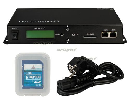 Контроллер HX-801TC (122880 pix, 220V, SD-карта) (Arlight, -)