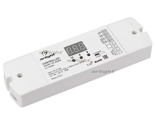 Контроллер тока SMART-K5-RGBW (12-36V, 4x700mA, 2.4G) (Arlight, IP20 Пластик, 5 лет)