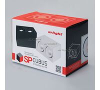 Светильник SP-CUBUS-S100x200BK-2x11W Warm White 40deg (Arlight, IP20 Металл, 3 года)