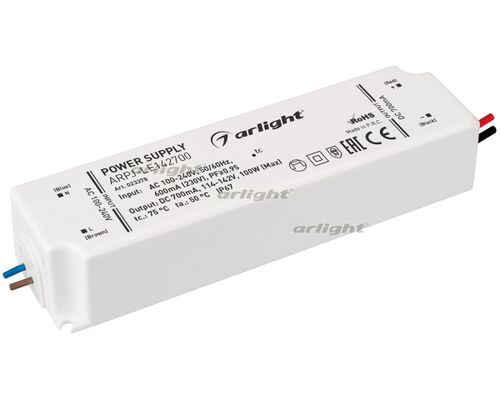 Блок питания ARPJ-LE142700 (100W, 700mA, PFC) (Arlight, IP67 Пластик, 3 года)