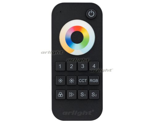 Пульт SMART-R22-MULTI Black (4 зоны, 2.4G) (Arlight, IP20 Пластик, 5 лет)