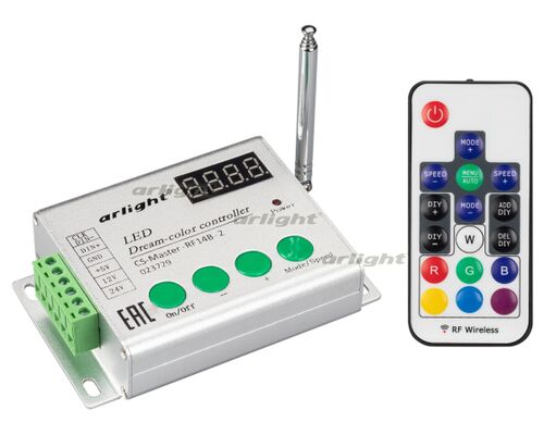 Контроллер CS-Master-RF14B-2 (5-24V, ПДУ 14кн) (Arlight, -)