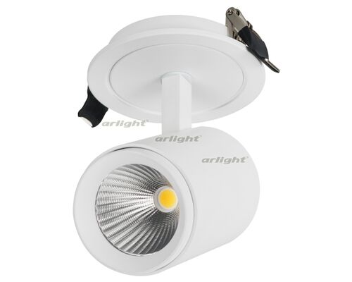 Светильник LGD-LUMOS-R62-9W Warm3000 (WH, 25 deg) (Arlight, IP20 Металл, 3 года)