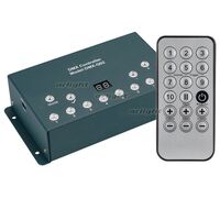 Контроллер DMX-Q02A (USB, 512 каналов, ПДУ 18кн) (Arlight, IP20 Металл, 1 год)