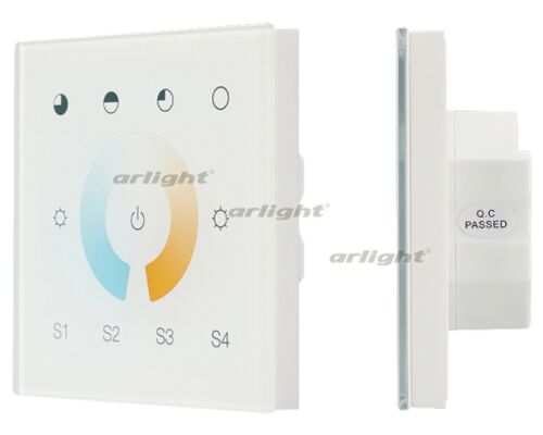 INTELLIGENT ARLIGHT Сенсорная панель DALI-901-11-1G-4SC-MIX-DT8-IN White (BUS/230V) (INTELLIGENT ARLIGHT, IP20 Пластик, 3 года)
