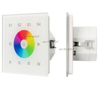 INTELLIGENT ARLIGHT Сенсорная панель DALI-901-11-4G-RGBW-DT8-IN White (BUS/230V) (INTELLIGENT ARLIGHT, IP20 Пластик, 3 года)