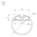 Профиль ROUND-D30-2000 ANOD (arlight, Алюминий)