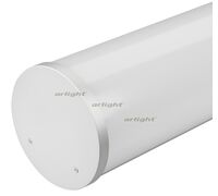 Профиль с экраном SL-ROUND-D90-2500 ANOD+OPAL (arlight, Алюминий)