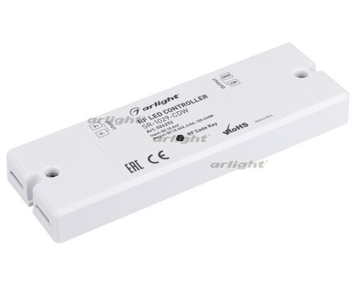 Контроллер SR-1029-CDW (12-24V, 2x5A) (Arlight, IP20 Пластик, 3 года)