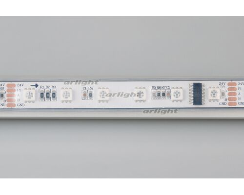 Лента DMX-5000P-5060-60 24V Cx6 RGB (14mm, 12.5W, IP66)