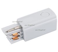 Коннектор питания LGD-4TR-CON-POWER-R-WH (C) (Arlight, IP20 Пластик, 3 года)