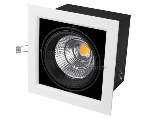 Светильник CL-KARDAN-S190x190-25W White6000 (WH-BK, 30 deg) (Arlight, IP20 Металл, 3 года)