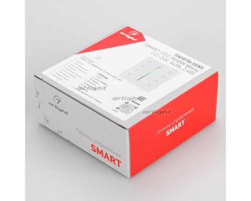 Панель Sens SMART-P22-RGBW White (12-24V, 4x3A, 2.4G) (Arlight, IP20 Пластик, 5 лет)