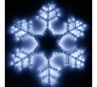 Фигура ARD-SNOWFLAKE-M4-750x750-324LED White (230V, 18W) (Ardecoled, IP65)