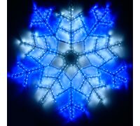 Фигура ARD-SNOWFLAKE-M6-890x890-576LED White/Blue (230V, 20W) (Ardecoled, IP65)