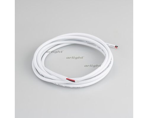 Провод питания ARL-MOONLIGHT-18AWG-2W-D6-CU-2000 White (Arlight, Закрытый)