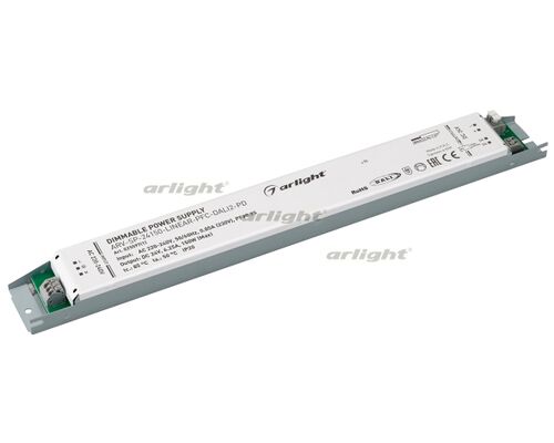 Блок питания ARV-SP-24150-LINEAR-PFC-DALI2-PD (24V, 6.25A, 150W) (Arlight, IP20 Металл, 5 лет)