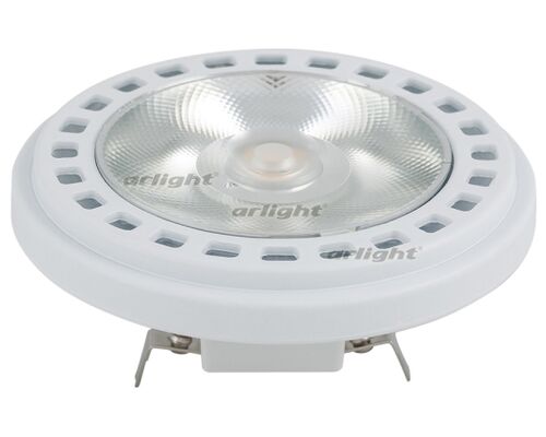 Лампа AR111-UNIT-G53-15W- Warm3000 (WH, 24 deg, 12V) (Arlight, Металл)