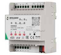 INTELLIGENT ARLIGHT Диммер KNX-104-DIM-DIN (12-24V, 4x4A) (IARL, IP20 Пластик, 2 года)