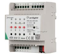 INTELLIGENT ARLIGHT Диммер KNX-204-DIM-DIN (12-48V, 8x0.35/4x0.7/2x1A) (IARL, IP20 Пластик, 2 года)